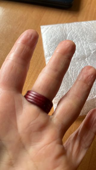 Anillo Caperucita Roja Plata