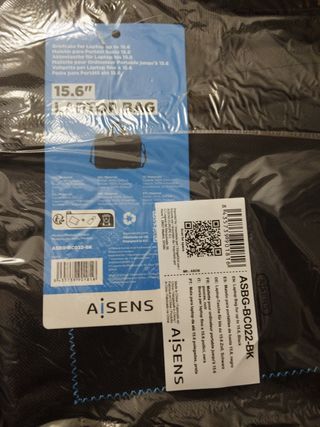 Maletín portátil Aisens 15.6 negro