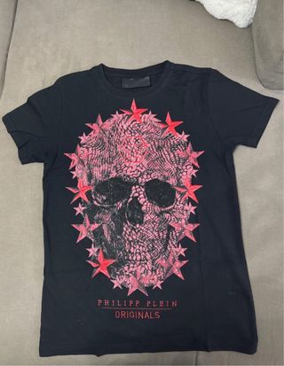 T-shirt Philipp Plein Skull Stars Nero