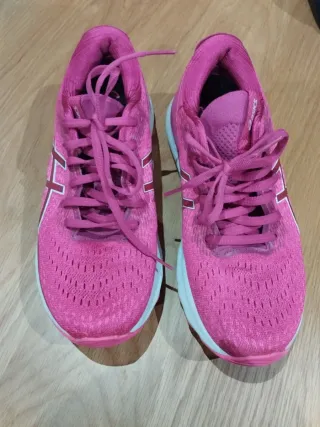 Zapatillas running Asics mujer rosa