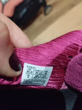 Zapatillas running Asics mujer rosa