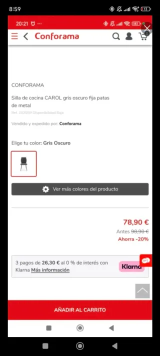 3 sillas comedor modernas y cómodas