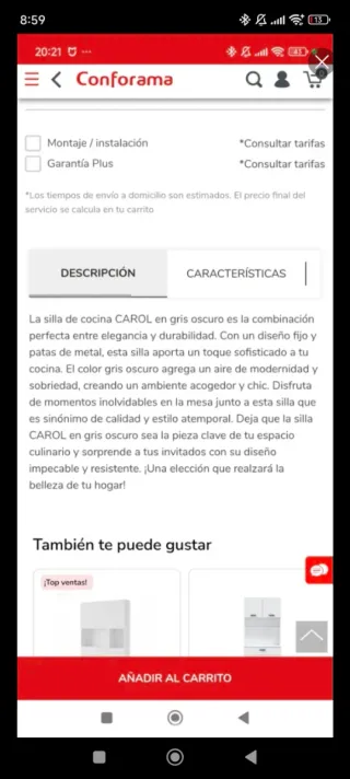 3 sillas comedor modernas y cómodas