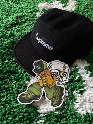 Gorra Supreme Wool Camp Cap Negra