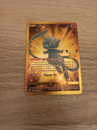 Carta Pokémon Mew Dorada 025/025
