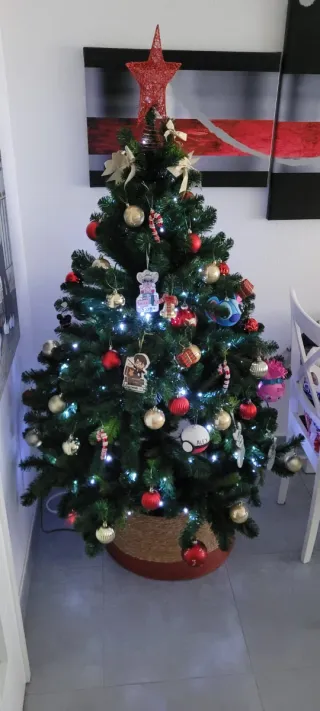 Árbol de Navidad de 150cm - Usado 2 veces