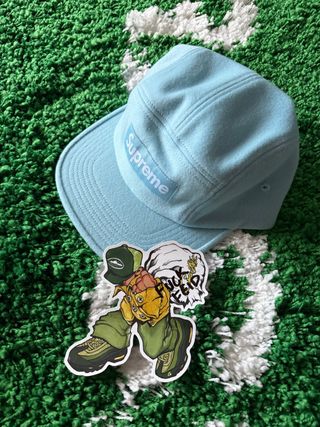 Gorra Supreme Camp Azul (Loro Piana)