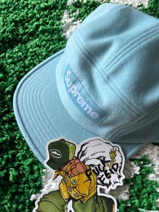 Gorra Supreme Camp Azul (Loro Piana)