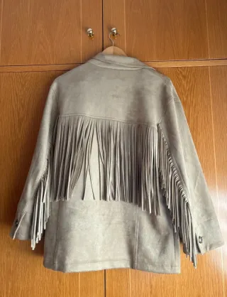 Chaqueta Stradivarius Flecos Talla S