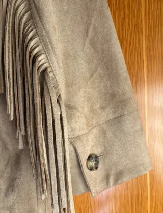 Chaqueta Stradivarius Flecos Talla S