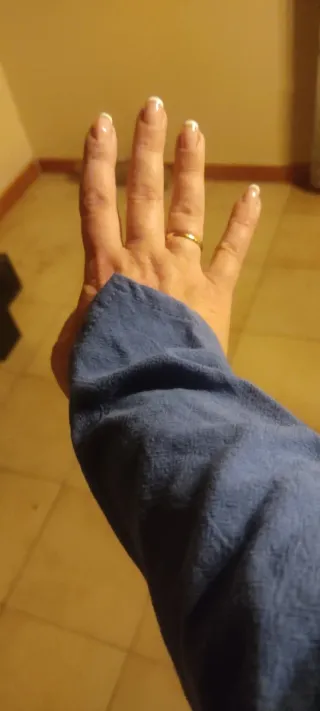 Vestido Medieval Mujer Azul/Verde Talla Única