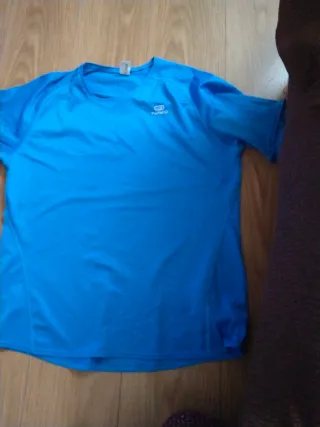 Camiseta técnica Kalenji turquesa