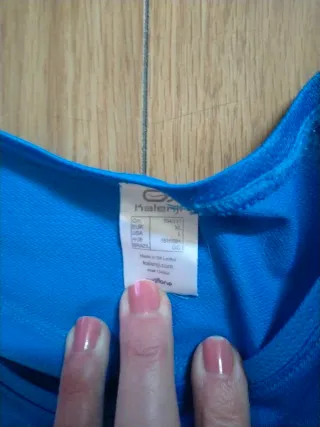 Camiseta técnica Kalenji turquesa