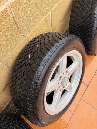 Llantas 16” ALUTEC 5x120 + Neumáticos Continental