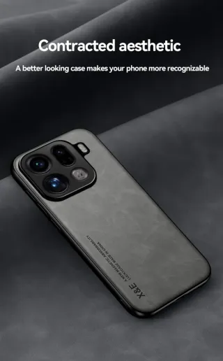 Cover per Oppo Find X9 (retro in pelle)