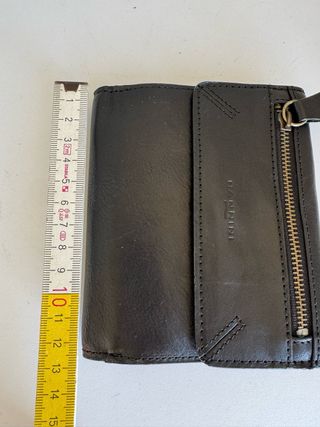 Portafoglio Nannini donna in pelle nero