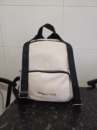Mochila BIMBA Y LOLA Beige y Negra