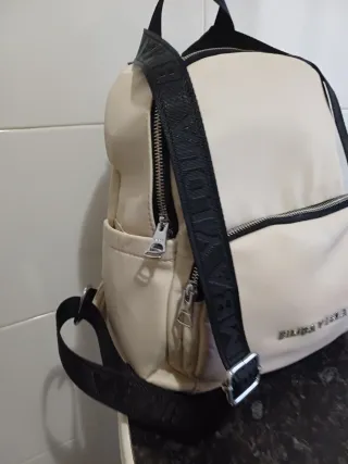 Mochila BIMBA Y LOLA Beige y Negra