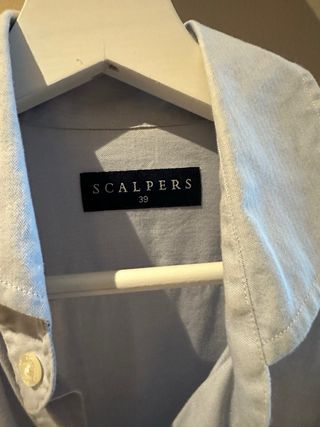 Camisa Scalpers Celeste Talla 39