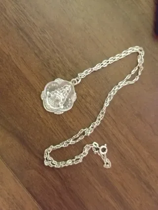 Colgante Plata Virgen del Rocío