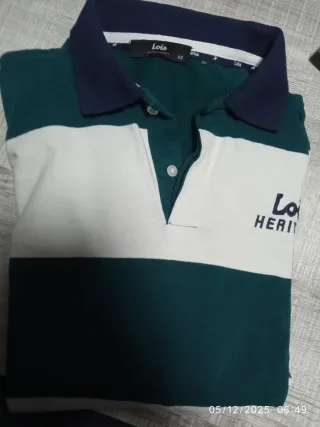 Jersey Lois Verde y Blanco Talla M