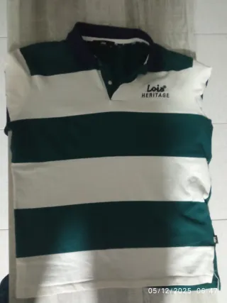 Jersey Lois Verde y Blanco Talla M