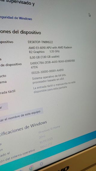 Ordenador Todo en Uno con ssd w 11