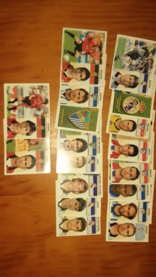 Lote 2 cromos fútbol