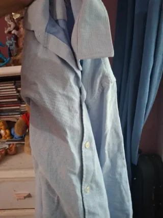 Camisa Zara Hombre Talla M Azul