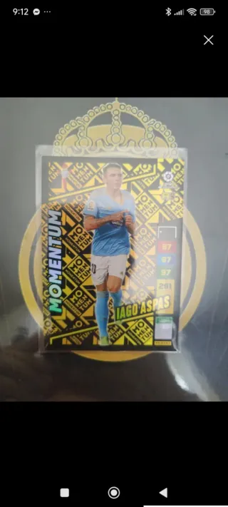 Lote cromos fútbol Benzema Momentum