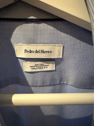 Camisa Pedro del Hierro Celeste Talla S