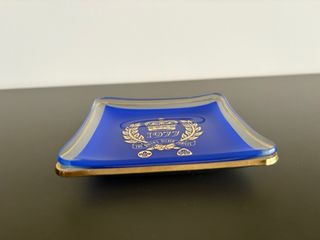 Vassoio (2 pezzi) commemorativo Giubileo Regina Elisabetta II