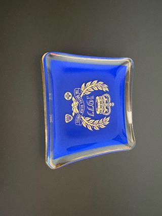 Vassoio (2 pezzi) commemorativo Giubileo Regina Elisabetta II