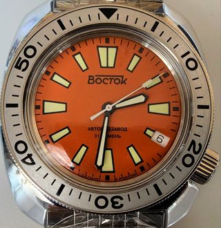 Vostok Amphibia Automatico 70085V Arancione