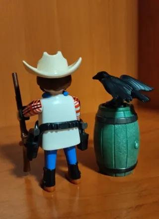 Playmobil Cowboy con Corvo Ovest