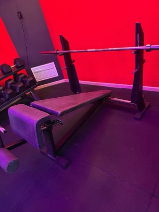 Banco Press Inclinado y declinado Gimnasio