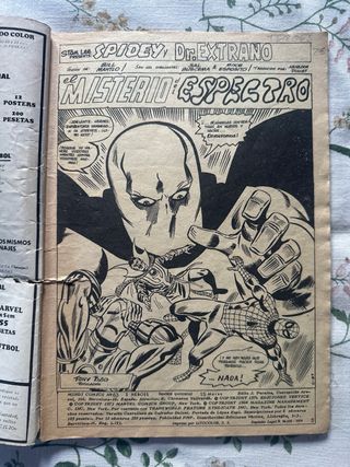 Cómic Spiderman y El doctor Extraño