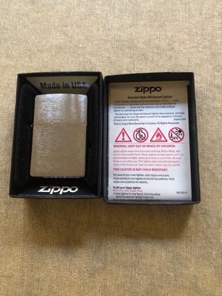 Accendino Zippo Chrome Brushed