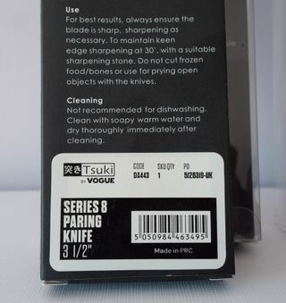 Cuchillo pelador Tsuki japonés nuevo