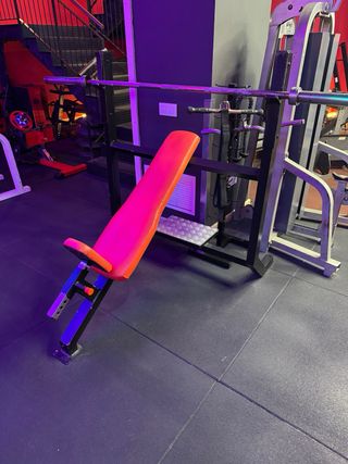 Banco de Press Profesional Ajustable y Superior