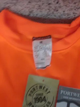 Sudadera de trabajo naranja reflectante