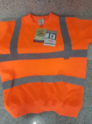 Sudadera de trabajo naranja reflectante