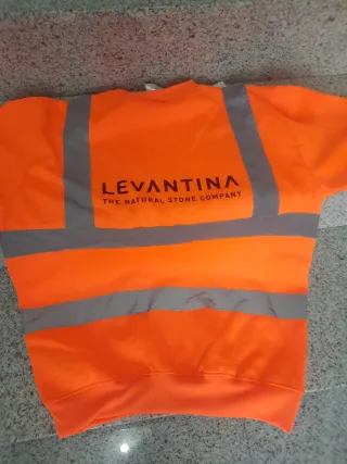 Sudadera de trabajo naranja reflectante