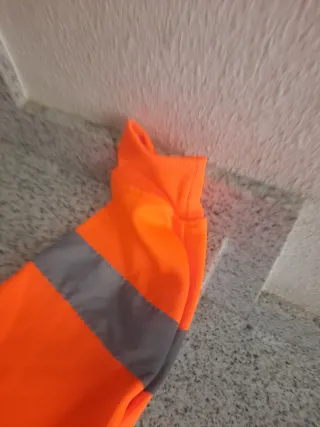 Sudadera de trabajo naranja reflectante