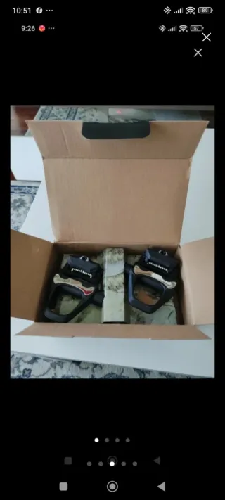 Pedales automáticos carretera