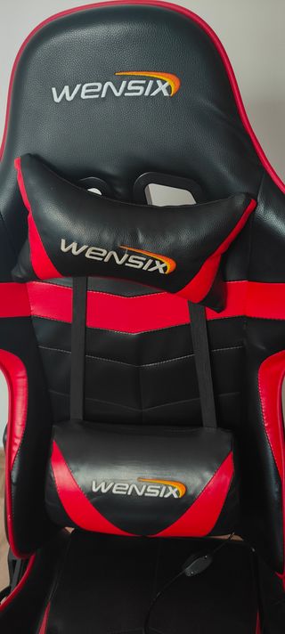 Silla Gaming Wensix Roja y Negra