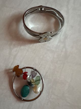 Lote Tous: Colgante y Pulsera de acero