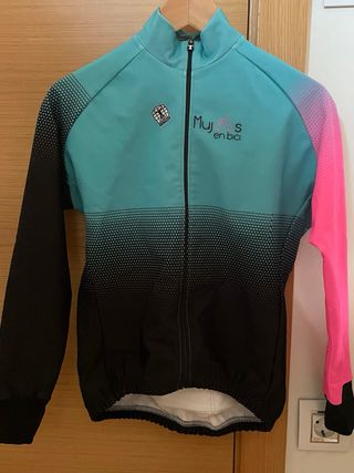 Chaqueta ciclismo invierno de mujer