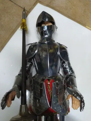 Figura Caballero Medieval Armadura Siglo XV
