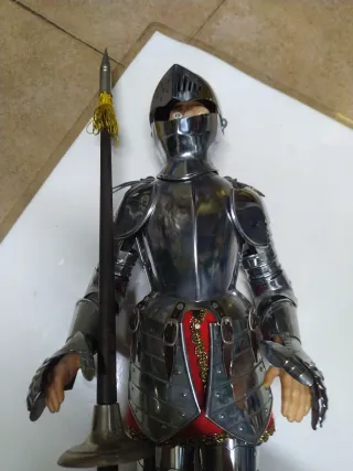 Figura Caballero Medieval Armadura Siglo XV
